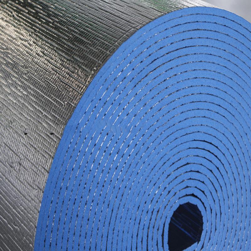 Aluminum Foil-Supported XPE Foam Roll Fireproof Adhesive Insulation - PAIDU