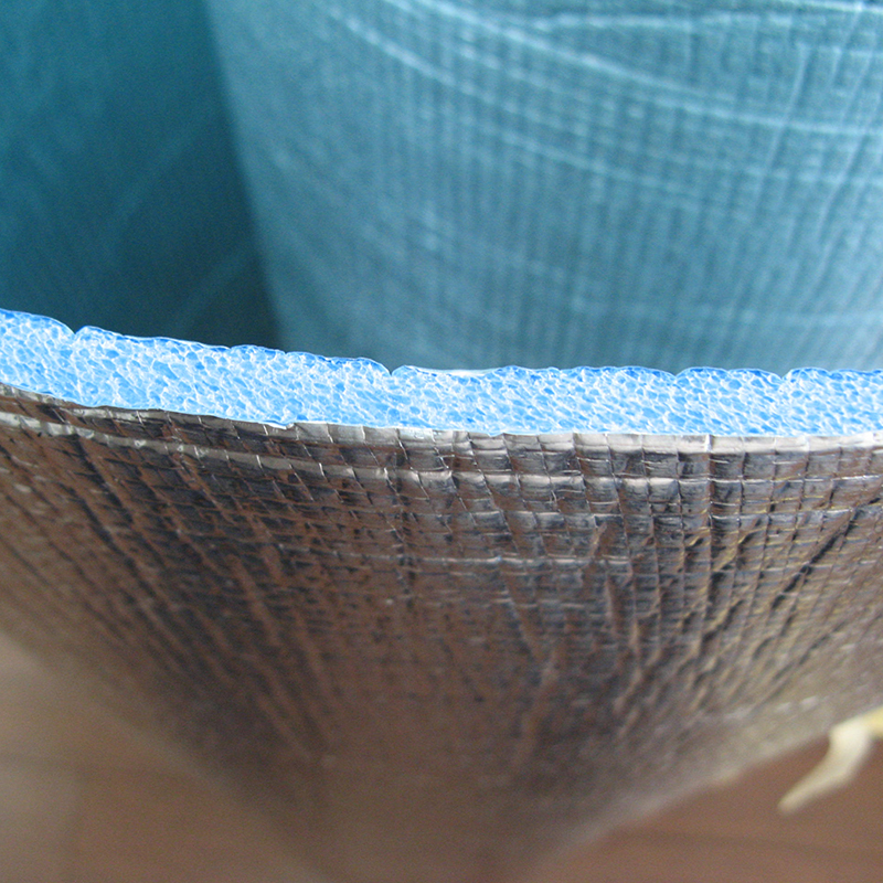 Raw Rolls Al+Woven+XPE+Woven+Al Foil Film For Heat Insulation In Packaging - PAIDU