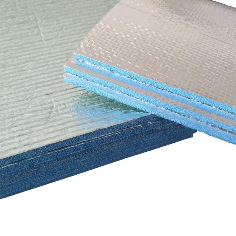 Custom Self Adhesive Automotive Constructive Aluminum Foil Heat Reflective XPE Foam Rolls Damp Proof Membrane - PAIDU